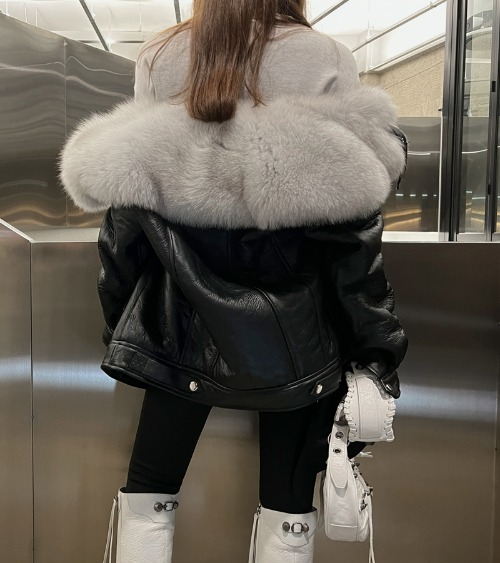 fox leather jacket